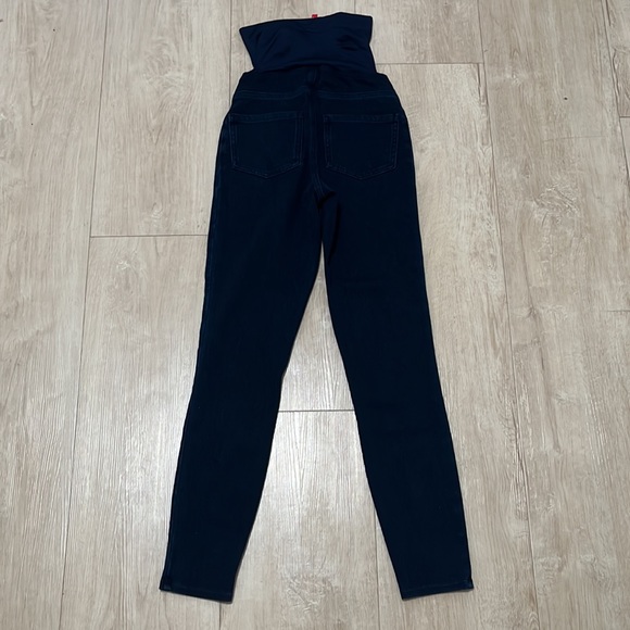 SPANX Mama Ankle Jean-ish Seamless Maternity Leggings, SIZE XSMALL TWILIGHT RISE - Picture 5 of 9